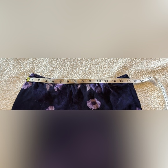 K Studio Women’s Purple Floral Print Skirt size 12 - Picture 6 of 8